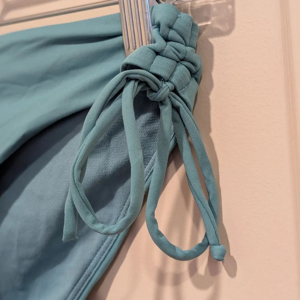 Roxy Light Blue Side-Tie Bikini Bottoms Size XS - Picture 4 of 7
